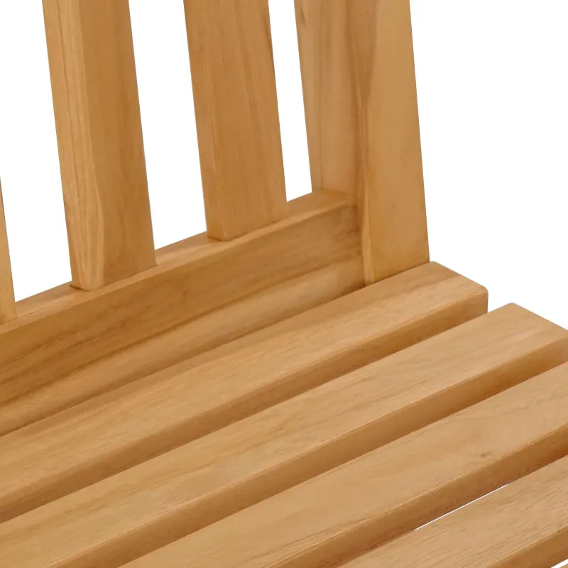 Lauko baro rinkinys 5 pcs Natūrali Kieto teka medžio