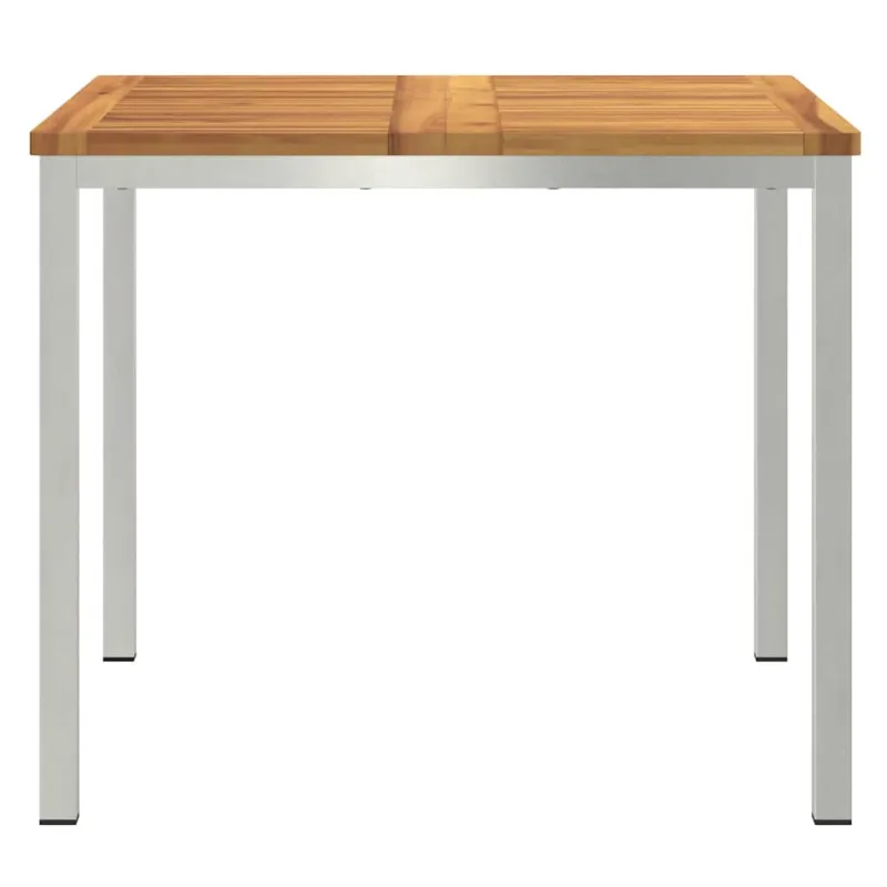 Valgomajostalas Ruda 90 x 90 x 75 cm, kietos akacijos puu