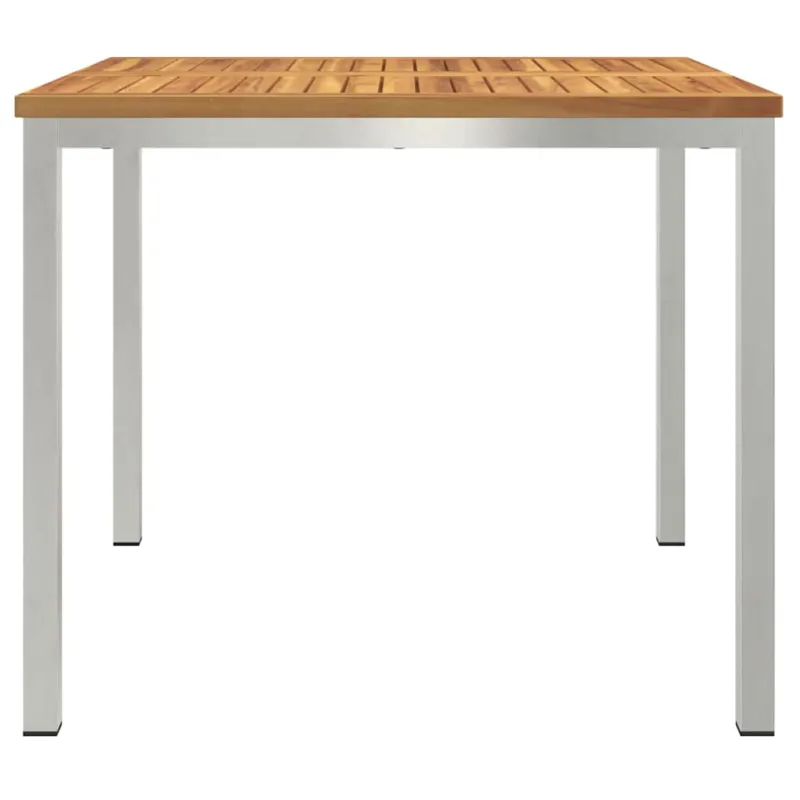 Valgomajostalas Ruda 90 x 90 x 75 cm, kietos akacijos puu