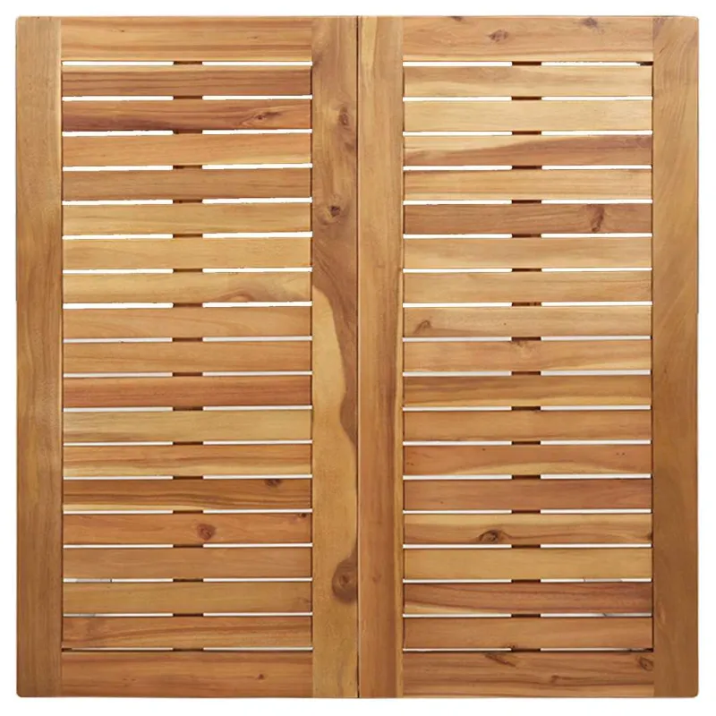 Valgomajostalas Ruda 90 x 90 x 75 cm, kietos akacijos puu