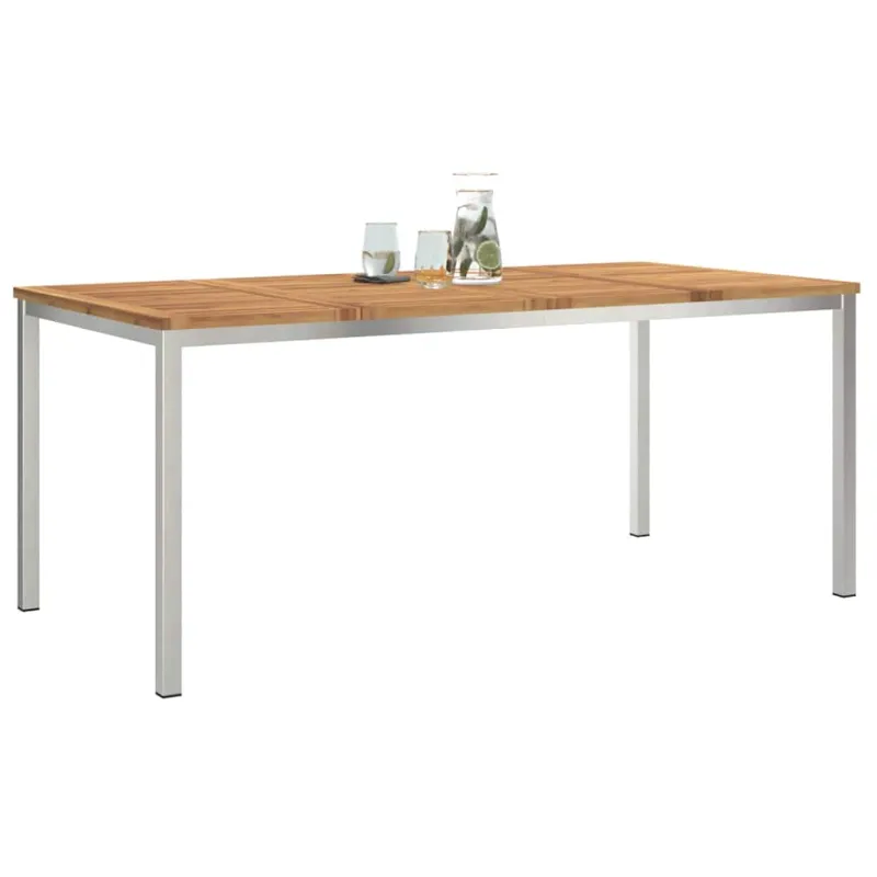 Valgomopöytä Ruda 180 x 90 x 75 cm, kestävä akatsiapuu
