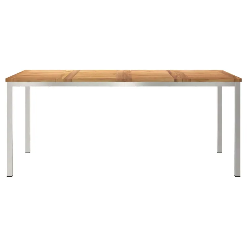 Valgomööbel Ruda 180 x 90 x 75 cm Kivimööbel puitviimistlusega
