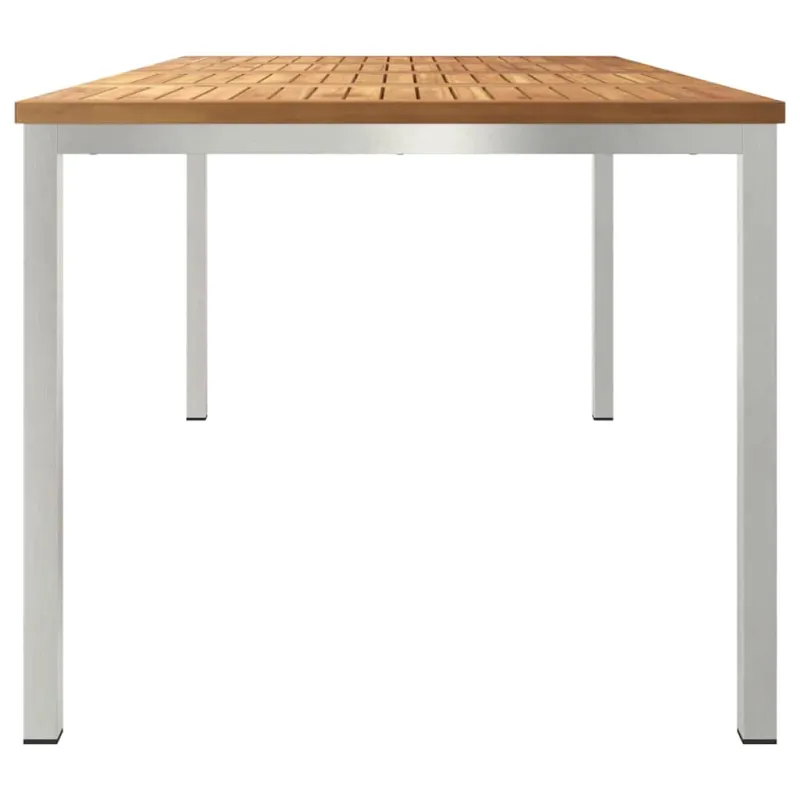 Valgomööbel Ruda 180 x 90 x 75 cm Kivimööbel puitviimistlusega