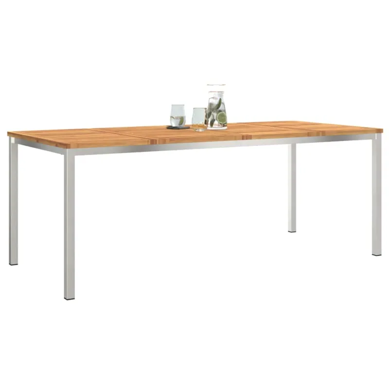 Valgomajustala Ruda 200 x 90 x 75 cm, kestävä akatiilankku