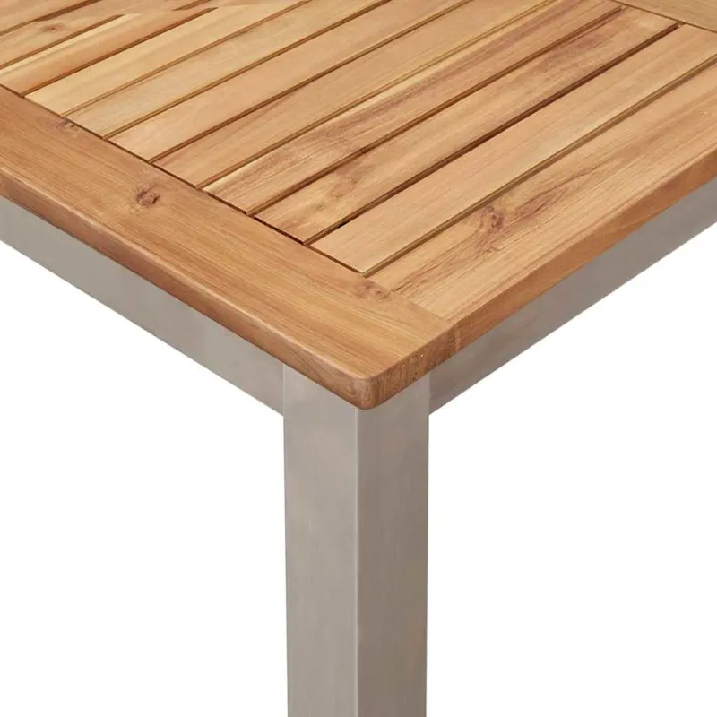 Valgomajustala Ruda 200 x 90 x 75 cm, kestävä akatiilankku