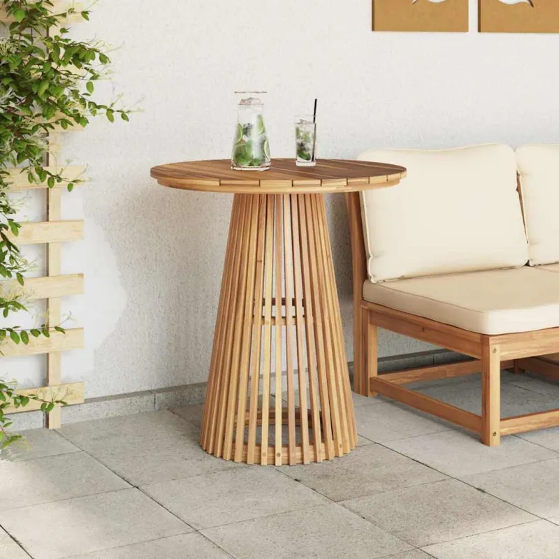 Sivupöytä Ruskea 70 x 70 x 75 cm Kestävästä teekasta puuta