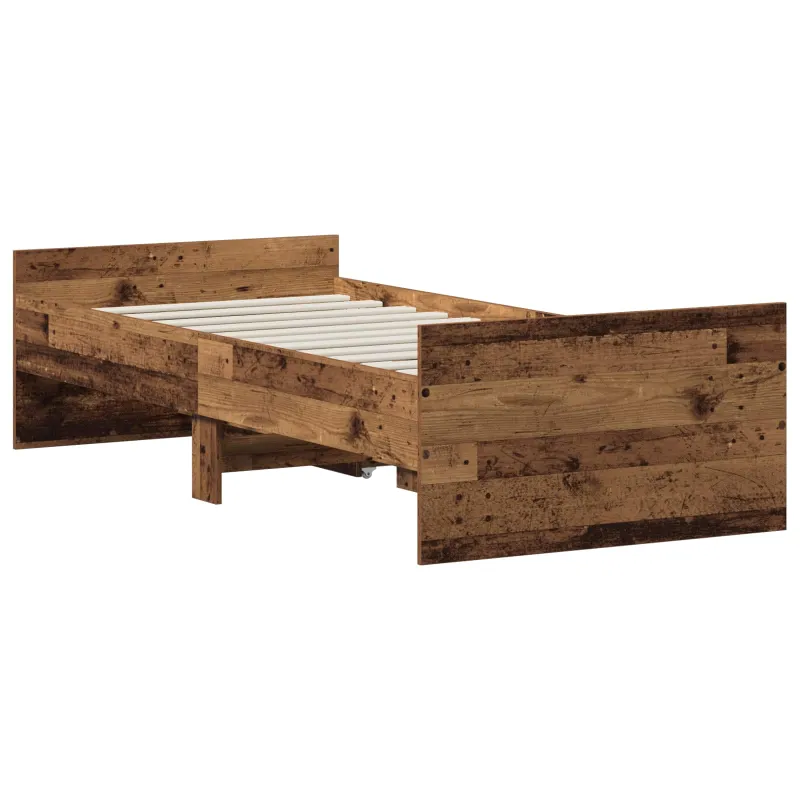 Lovos rėmas Sendintos medienos 90 x 200 cm Apdirbta mediena