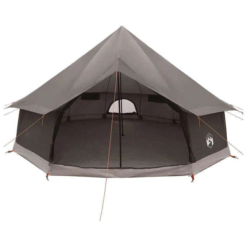 Tipi palapinė su stogu Ruda Pilka 400 x 400 x 250 cm
