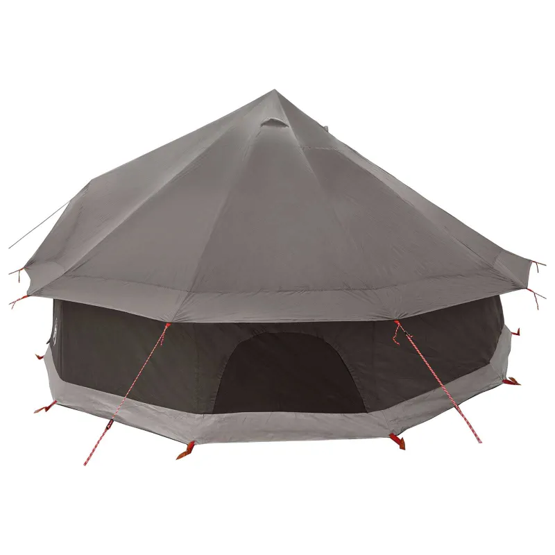 Tipi palapinė su stogu Ruda Pilka 400 x 400 x 250 cm