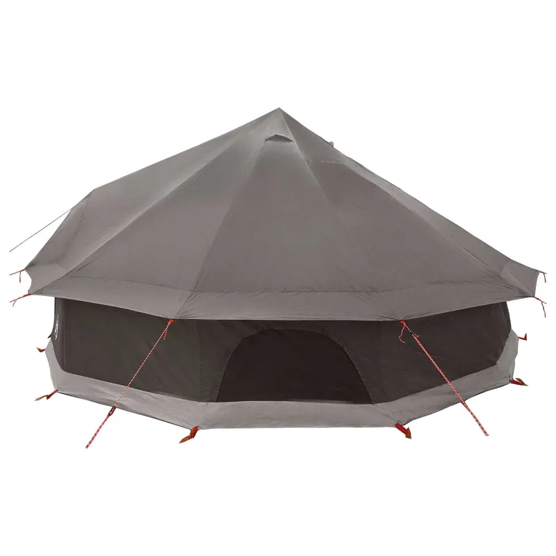 Tipi palapinė su stogu Ruda Pilka 600 x 600 x 350 cm