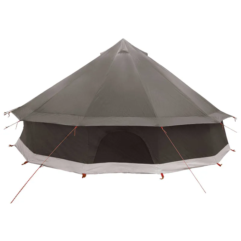 Tipi palapinė su stogu Ruda Pilka 600 x 600 x 350 cm