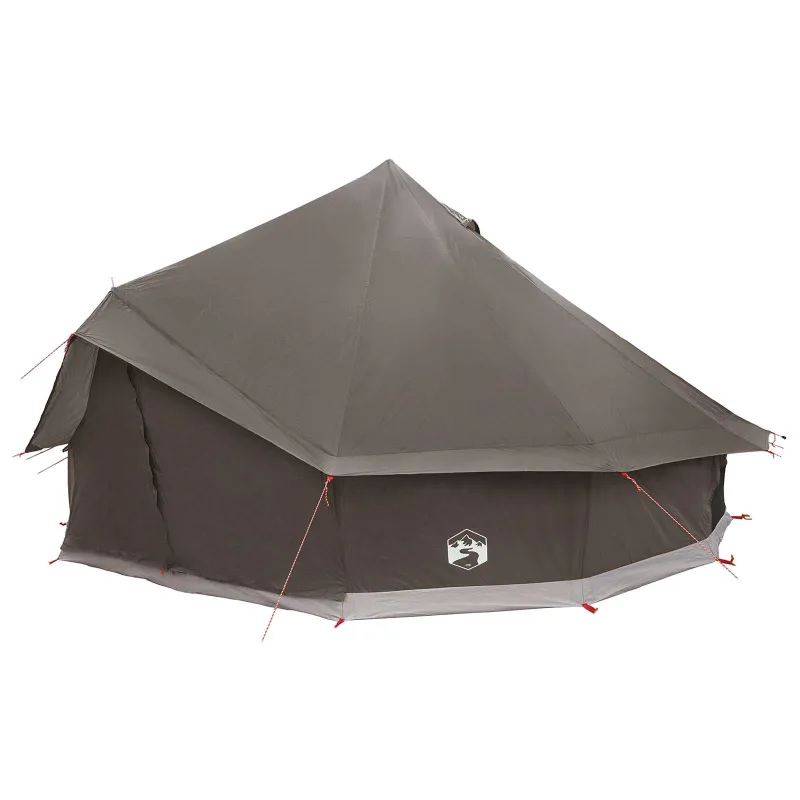 Tipi palapinė su stogu Ruda Pilka 500 x 500 x 300 cm