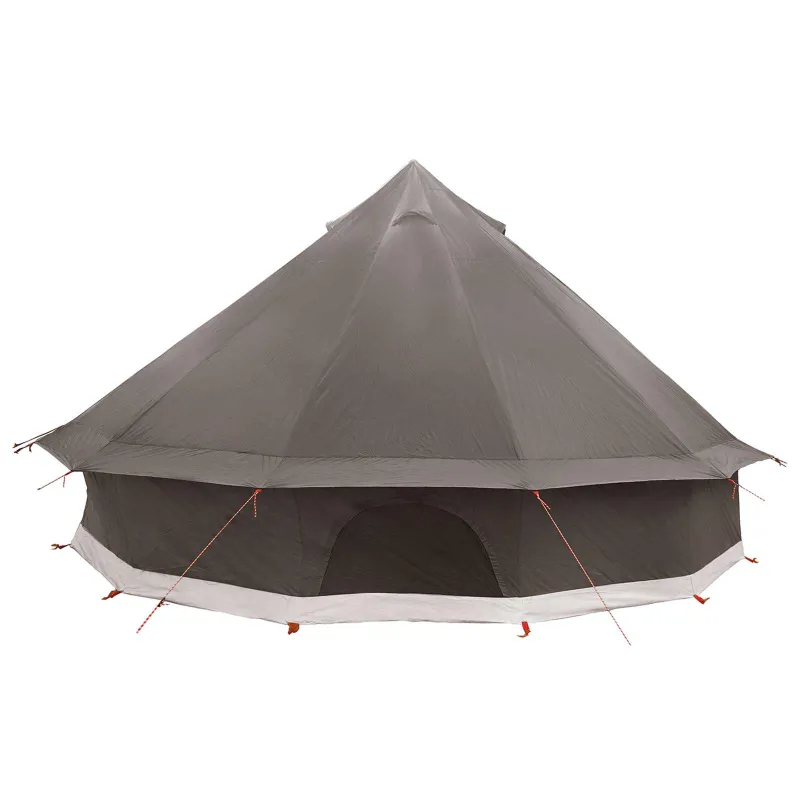 Tipi palapinė su stogu Ruda Pilka 500 x 500 x 300 cm