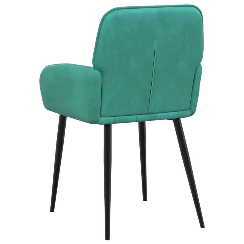 Valgomojo kėdės 2 pcs Aksomas Turkio 57 x 50 x 85 cm