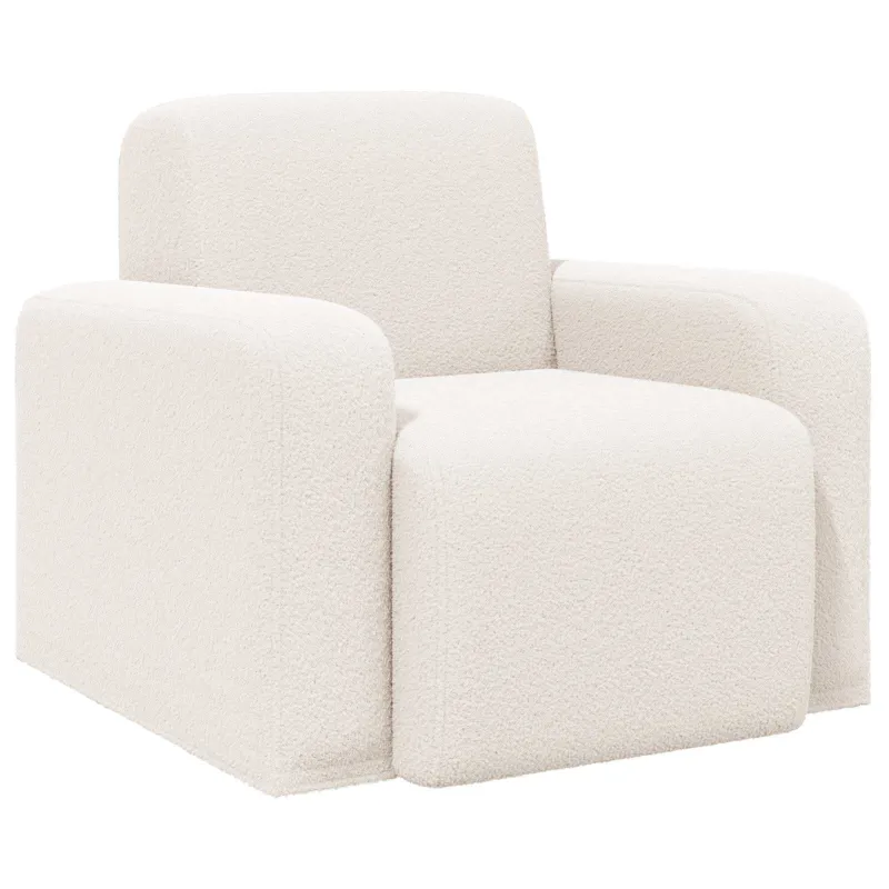 Krėslas Kreminė Bouclé
