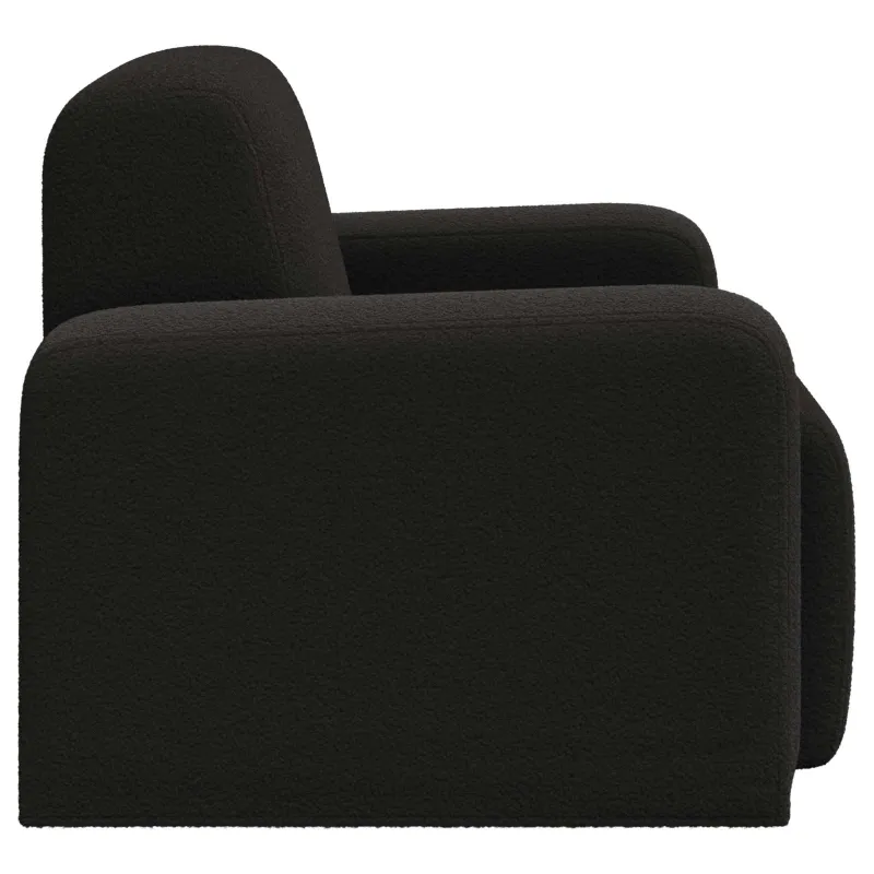 Krėslas Juoda Bouclé
