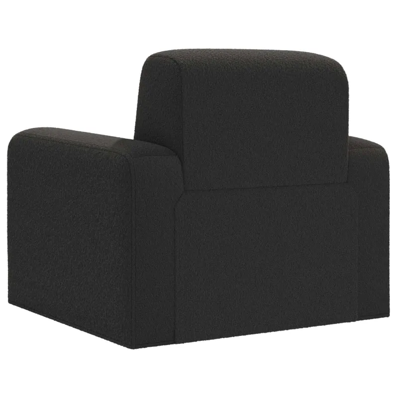 Krėslas Juoda Bouclé