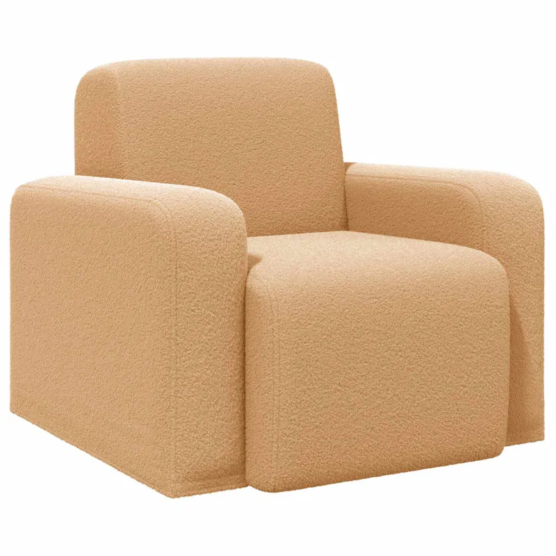 Krėslas Smėlio Bouclé
