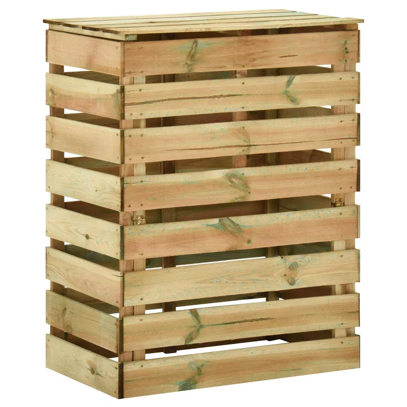 Lentų sodo komposteris Žalia 110 x 58 x 113 cm