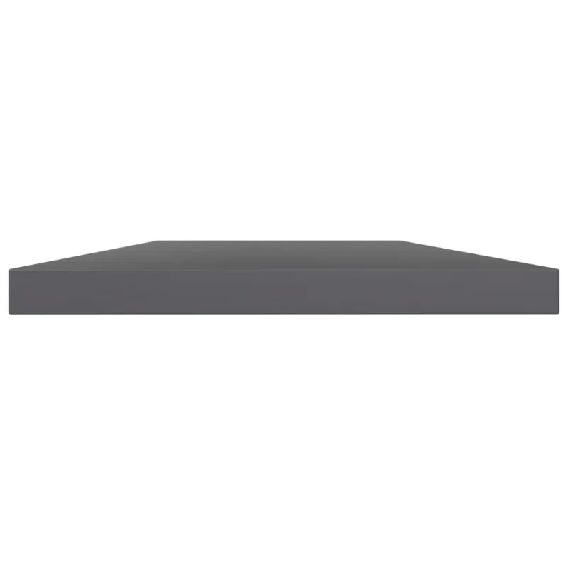 Knygų lentynos plokštės, 8vnt., pilkos, 40x20x1,5cm, MDP