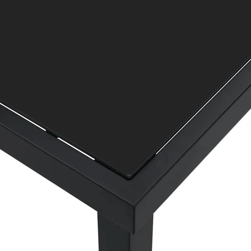 Sodo pöytä Musta 80 x 80 x 73 cm metallia