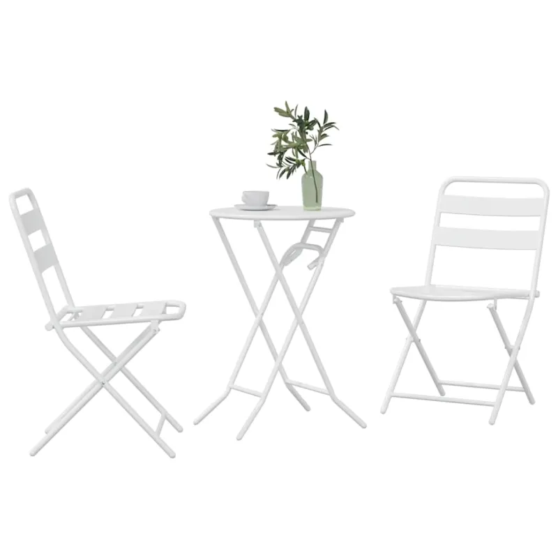 Sodo Bistro -setti 3 osaa, valkoinen teräs