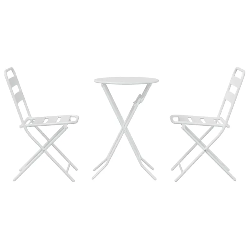 Sodo Bistro -setti 3 osaa, valkoinen teräs