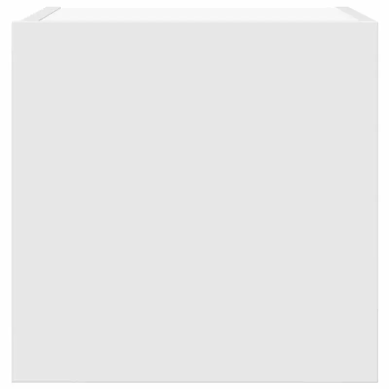 Sieninės televizoriaus spintelės, 2vnt., baltos, 30,5x30x30cm
