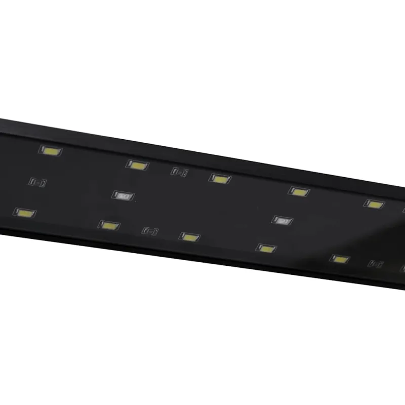 LED akvariumo lempa su spaustukais, mėlyna ir balta, 90-105cm