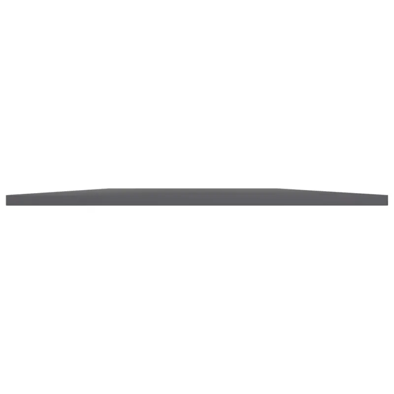 Knygų lentynos plokštės, 4vnt., pilkos, 100x50x1,5cm, MDP