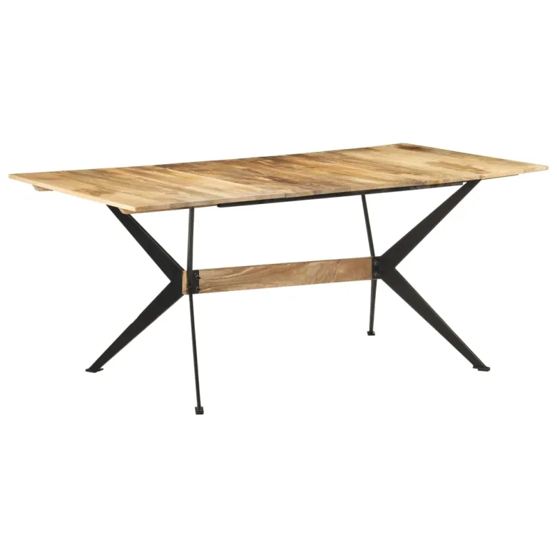 Valgomojo stalas, 180x90x76cm, mango medienos masyvas