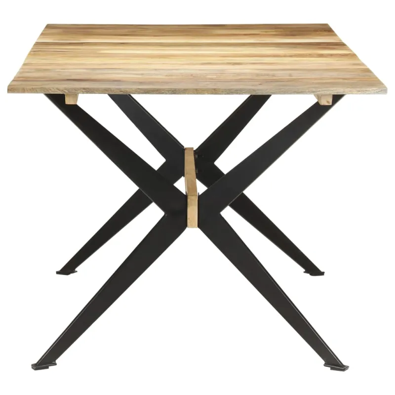 Valgomojo stalas, 180x90x76cm, mango medienos masyvas