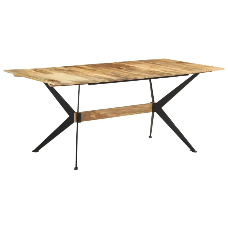 Valgomojo stalas, 180x90x76cm, mango medienos masyvas