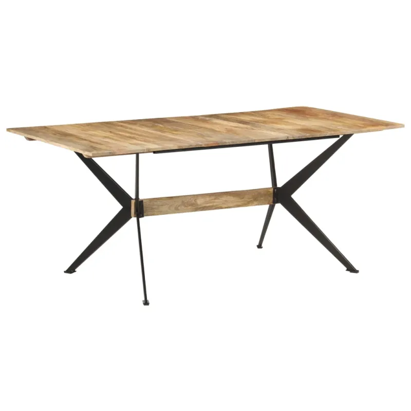 Valgomojo stalas, 180x90x76cm, mango medienos masyvas