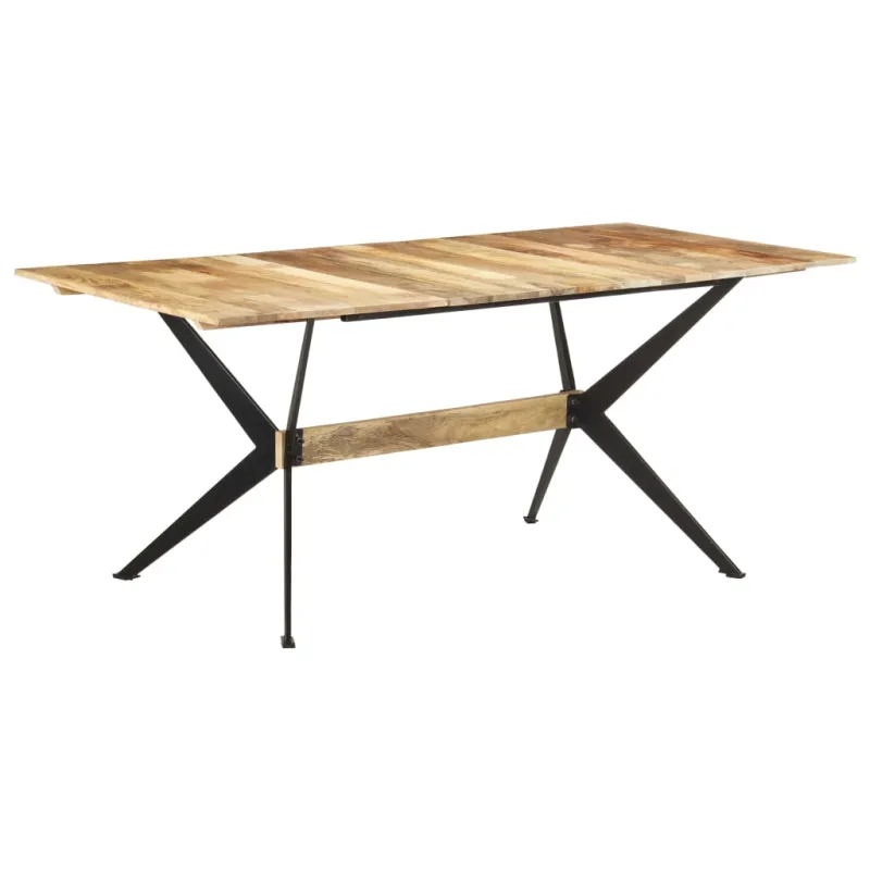 Valgomojo stalas, 180x90x76cm, mango medienos masyvas