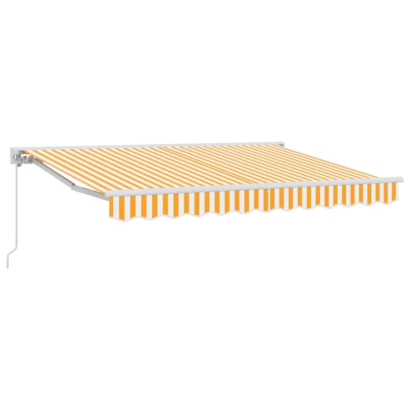 Markizės rėmas Geltona ir balta 300 x 200 cm
