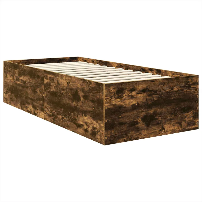 Lovos rėmas Rūkyta ąžuolas 90 x 200 cm Apdirbta mediena
