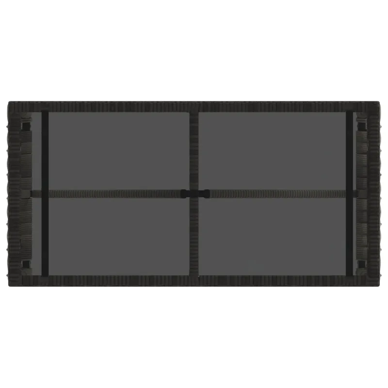 Lauko pöytä Valkoinen ja musta 80 x 40 x 40 cm
