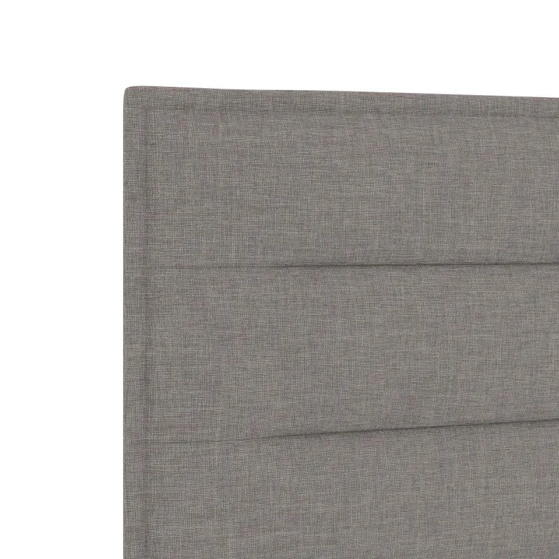 LED saugojimo lova su čiužiniu Taupe 90 x 200 cm Audinys