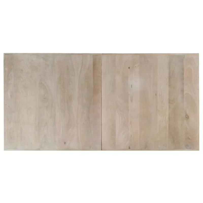 Valgomojo stalas, 140x70x75cm, baltintos mango med. masyvas