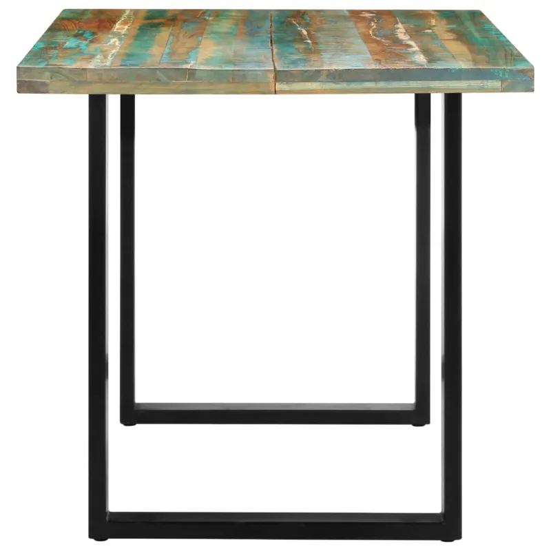 Valgomojo stalas, 160x80x75cm, perdirbtos medienos masyvas