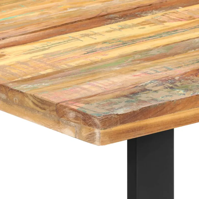 Valgomojo stalas, 160x80x75cm, perdirbtos medienos masyvas