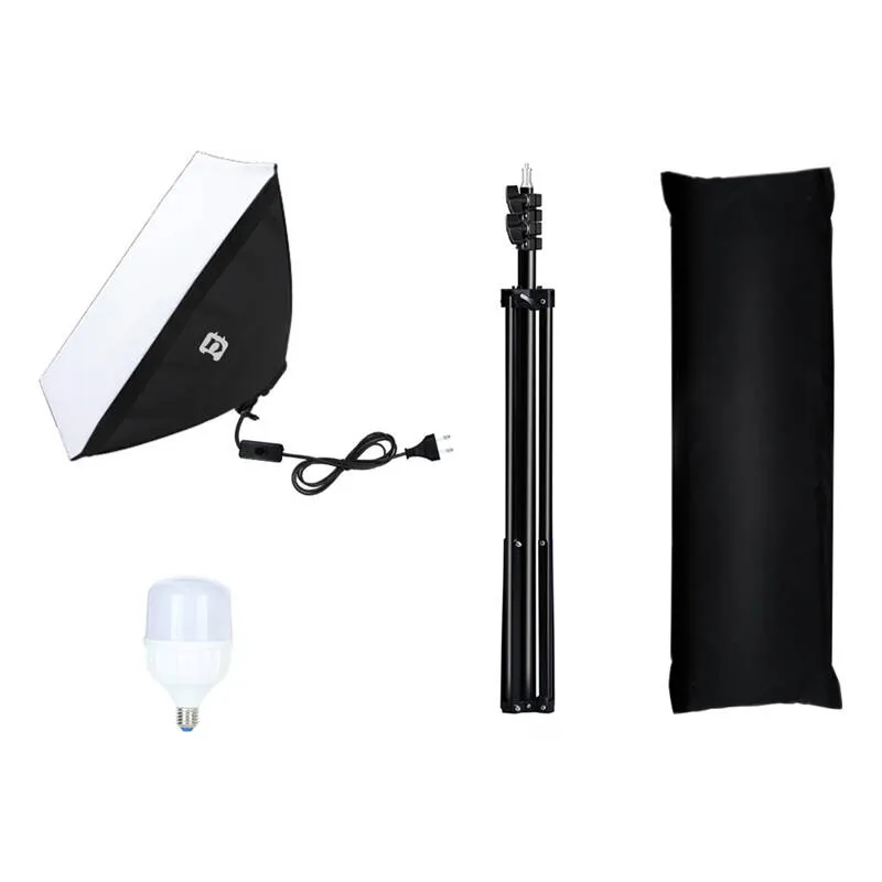 Studio set Puluz LED softbox 50x70cm, tripod, LED bulb 1 pc PU5070EU universal