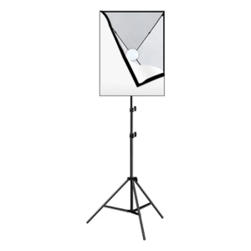 Studio set Puluz LED softbox 50x70cm, tripod, LED bulb 1 pc PU5070EU universal
