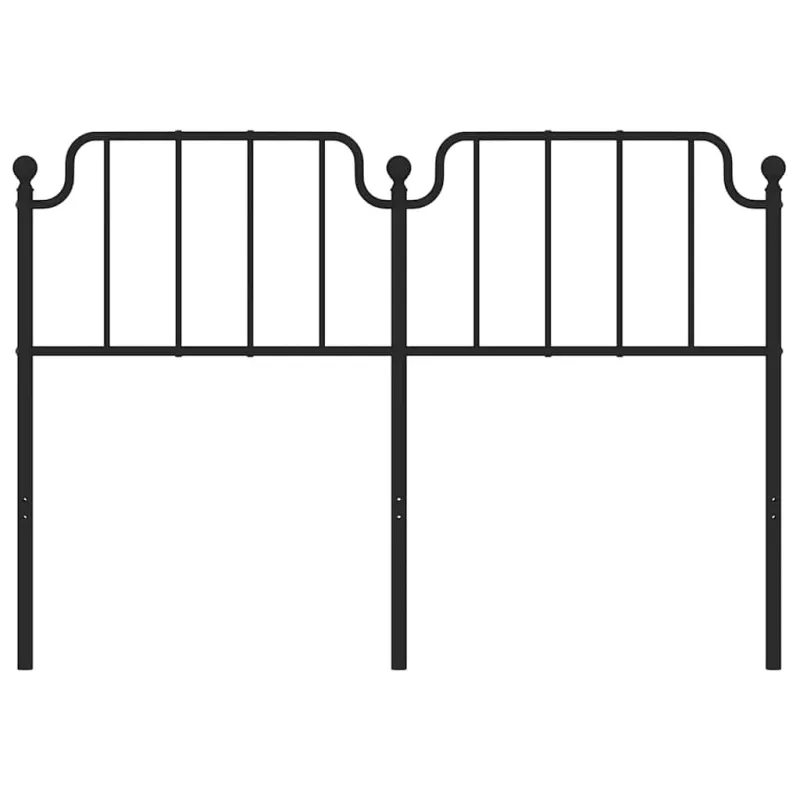 Metalinis pakaitinis galvūgalis, juodos spalvos, 135cm