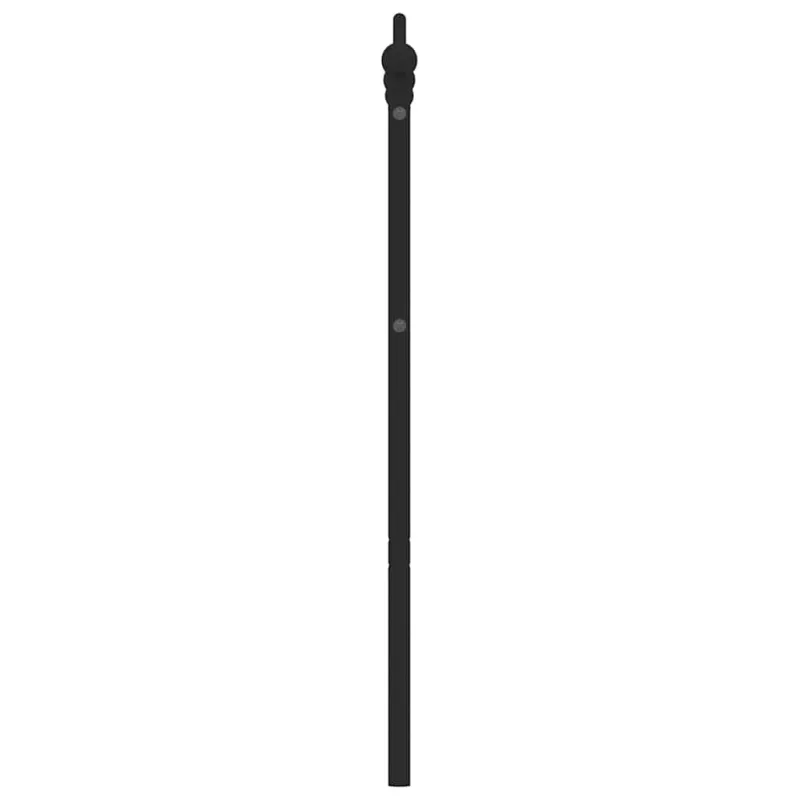 Metalinis pakaitinis galvūgalis, juodos spalvos, 135cm
