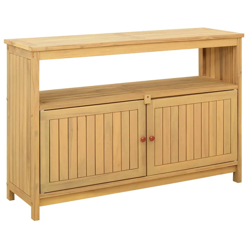 Sodo konsolipöytä Vaaleat akasiapuut 110 x 35 x 75 cm