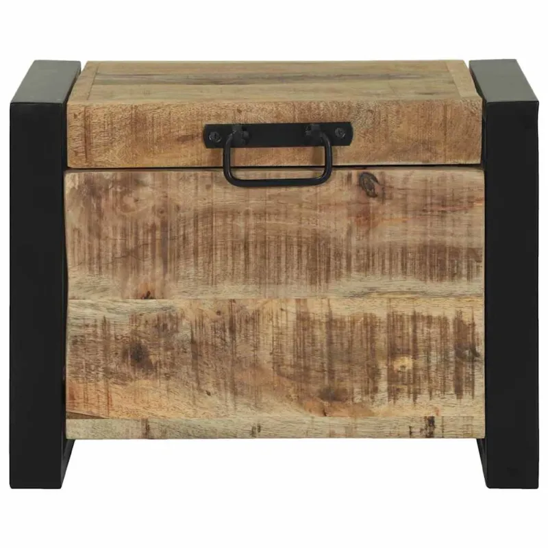 Saugojimo dėžės Ruda 40 x 30 x 30 cm Mango medienos masyvas
