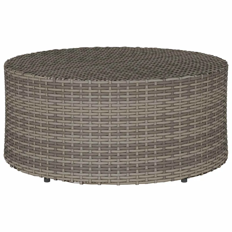 Lauko kahvikalusto Pilkullinen Ø 68 x 30 cm polyrattanu