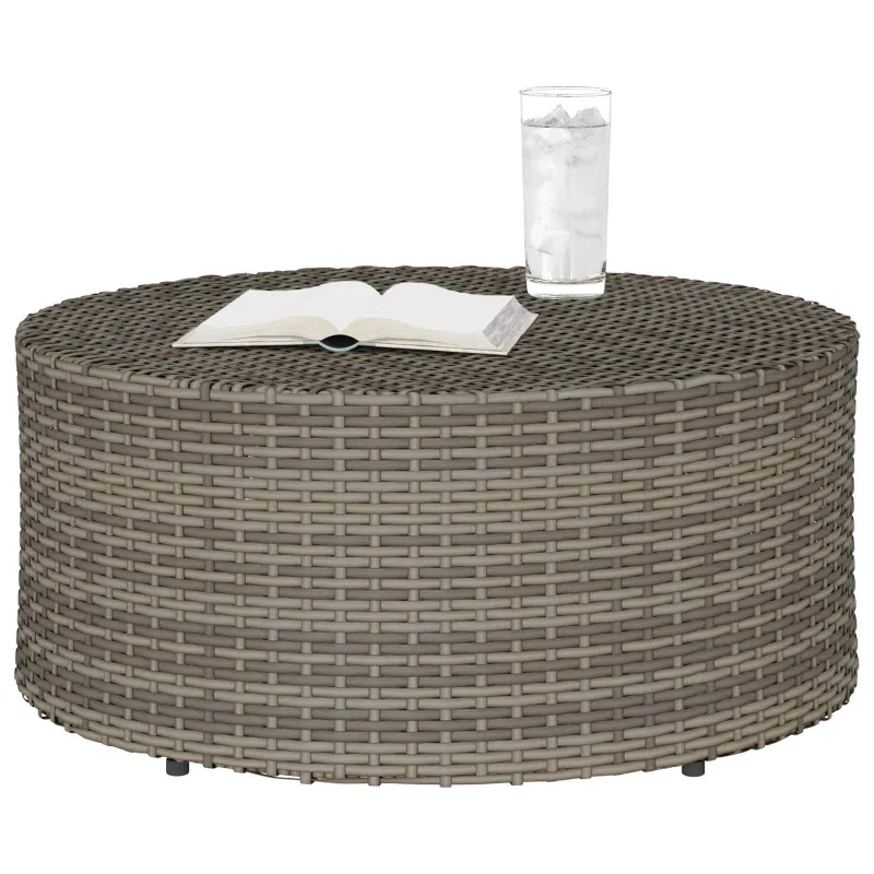 Lauko kahvikalusto Pilkullinen Ø 68 x 30 cm polyrattanu